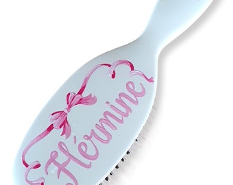 MASON PEARSON Hairbrush - Hand Painted Bow Designs