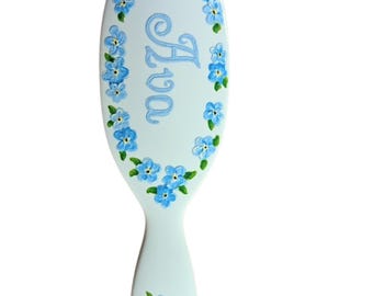 MASON PEARSON Hairbrush - Hand Painted with any design - BN4 Pocket Size
