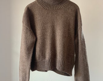 Pullover aus Schurwolle - Mohair - Seide