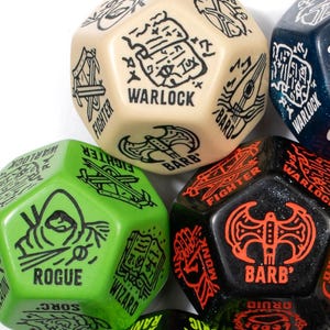 Class Generator Die: Random DnD TTRPG Character | Giant D12 (1)