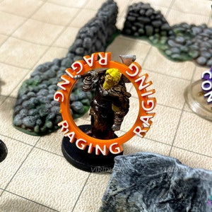 Viridian Condition Rings 72 Status Effect Markers w/ 45 Unique Conditions Dungeons and Dragons DnD As Seen On Critical Role image 7