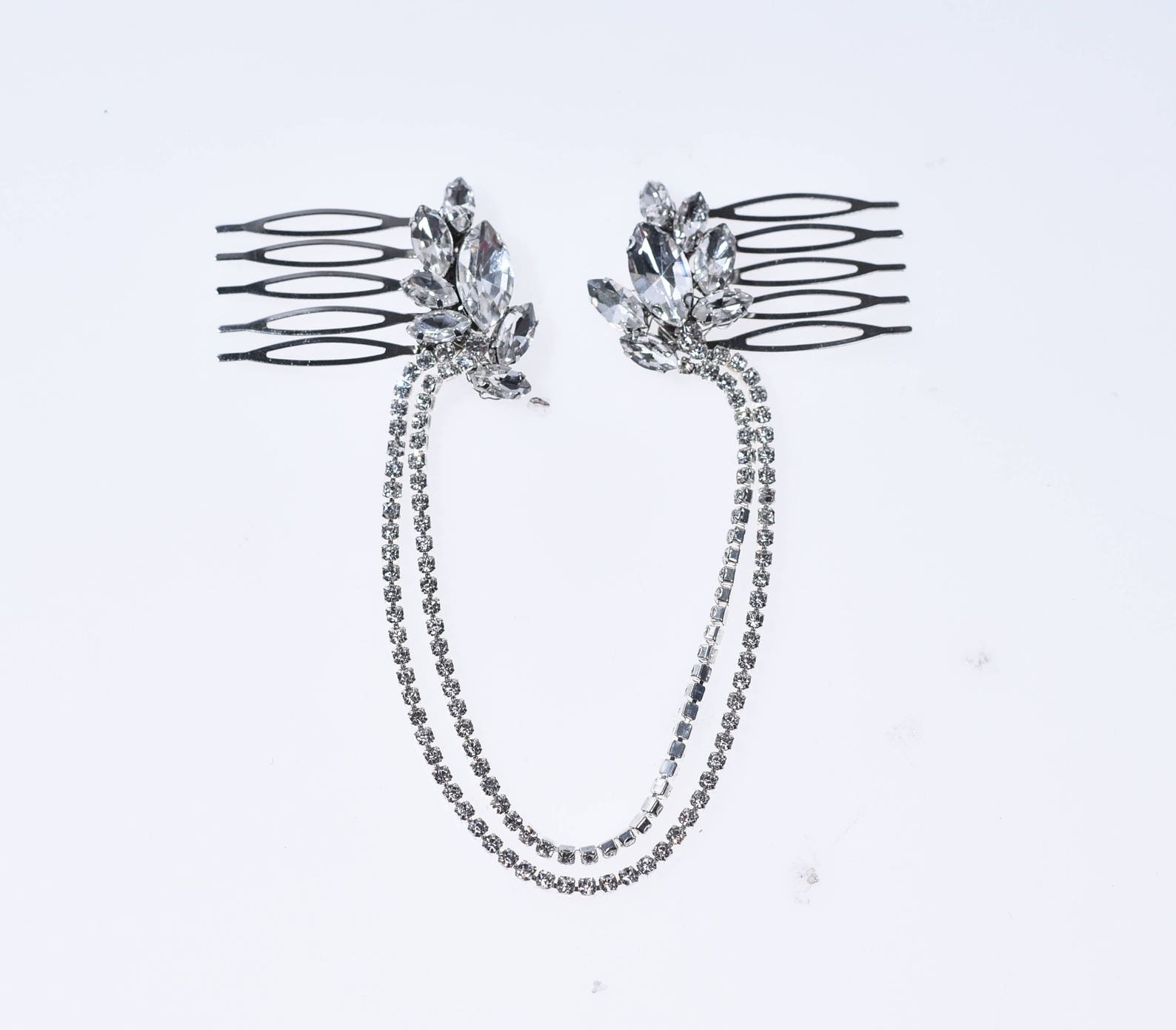 Bridal hair accessories Hair chain wedding headpiece Bridal Etsy