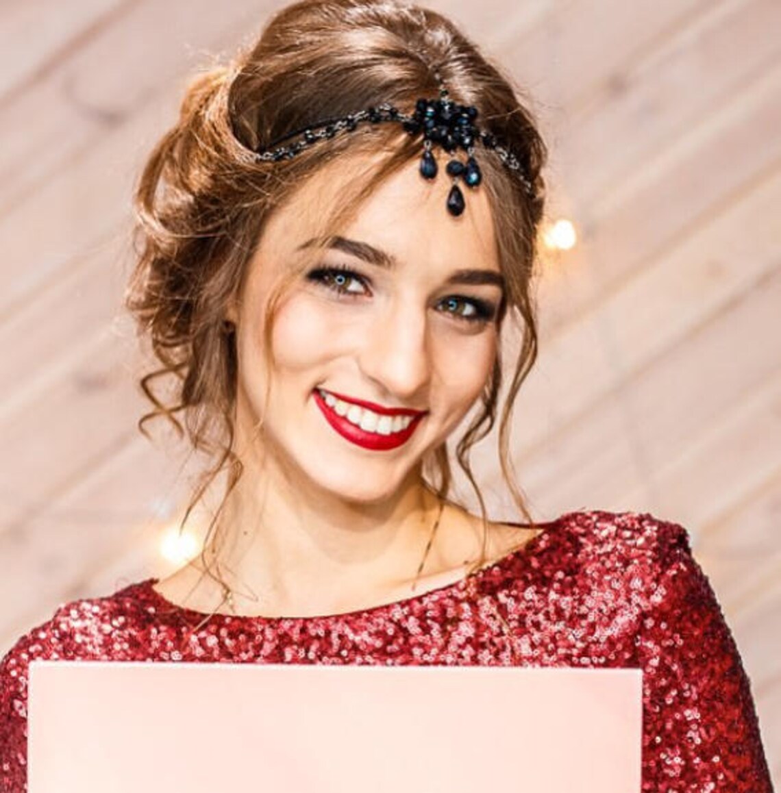 great gatsby themed headpiece