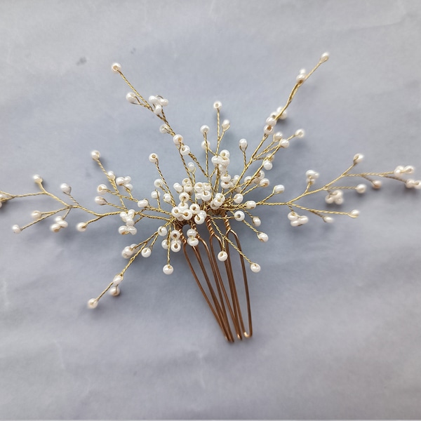 Babys Breath Hair Pins Etsy