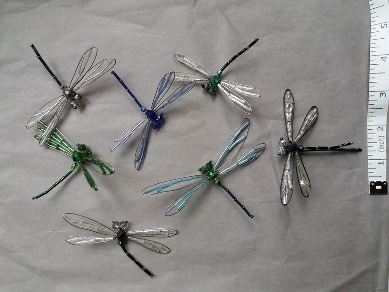 Dragonfly Hair Accessories Blue Dragonfly Hair Pin Wedding Etsy