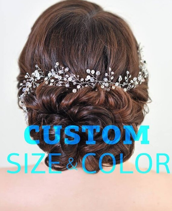 Wedding Hair Accessories Bride Gypsophila Hair Vine Bridal Etsy