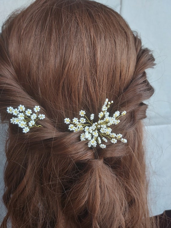 Daisy Hair Comb, Daisy Hair Clip, Daisy Wedding Hair Piece, Flower Hair  Accessories, Daisy Headpiece, Boho Rustic Bridal Bridesmaid 