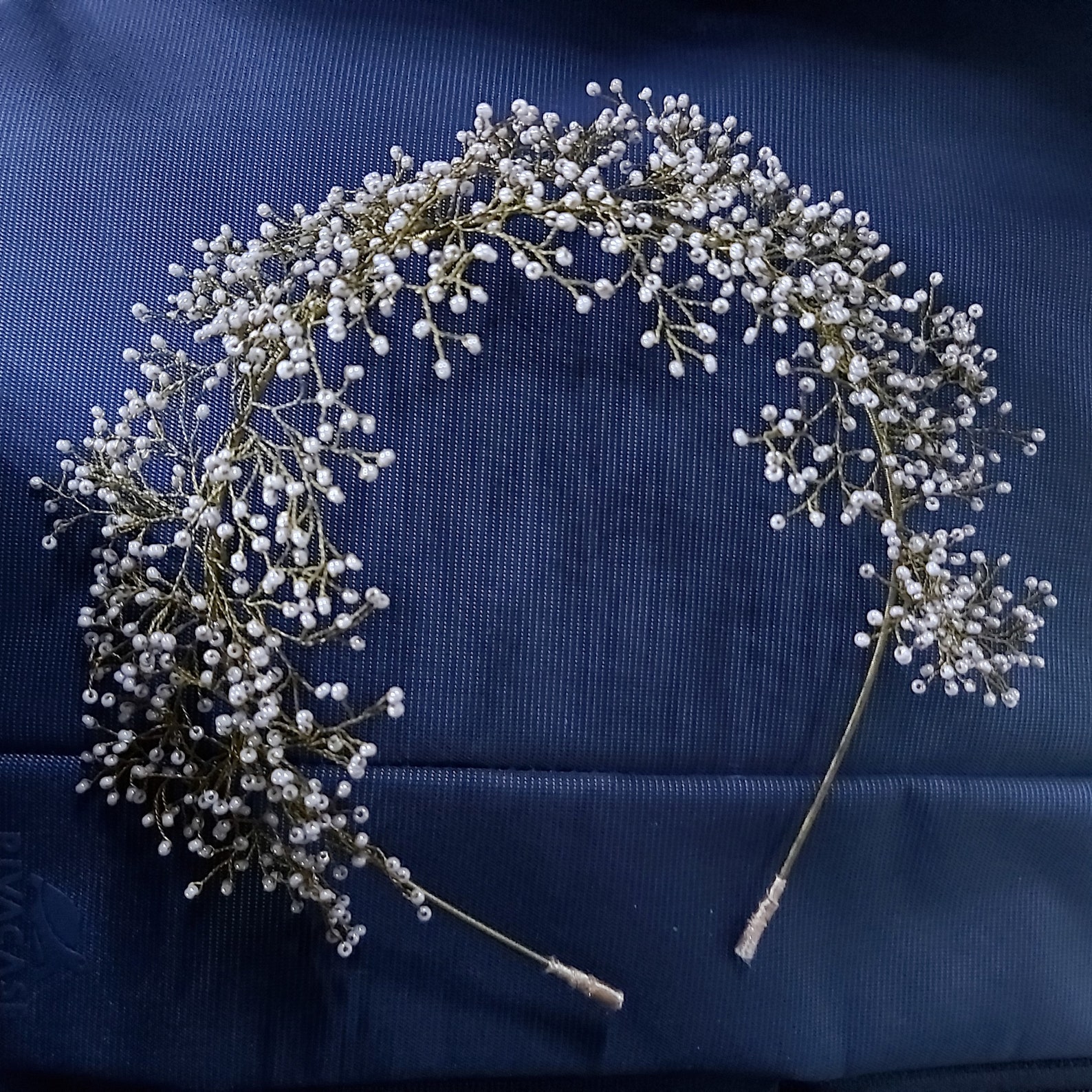 Babys breath headband Bridal headband floral Babys breath Etsy