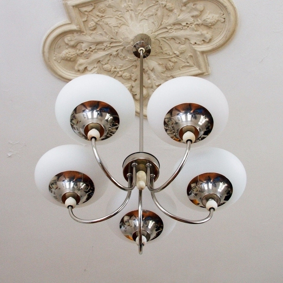 Candelabro vintage original de los años 70 lámpara Sputnik | Etsy