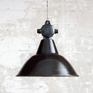 EMAKON-S Vintage Enamel Industrial / Factory Lamp Bell-Shaped Shade:  Ø 38 cm
