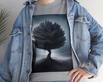 Eco-Friendly Tree T-Shirt - Organic Cotton Graphic Tee, Nature-Inspired, Unisex, Soft and Comfortable - Perfect for Nature Lovers