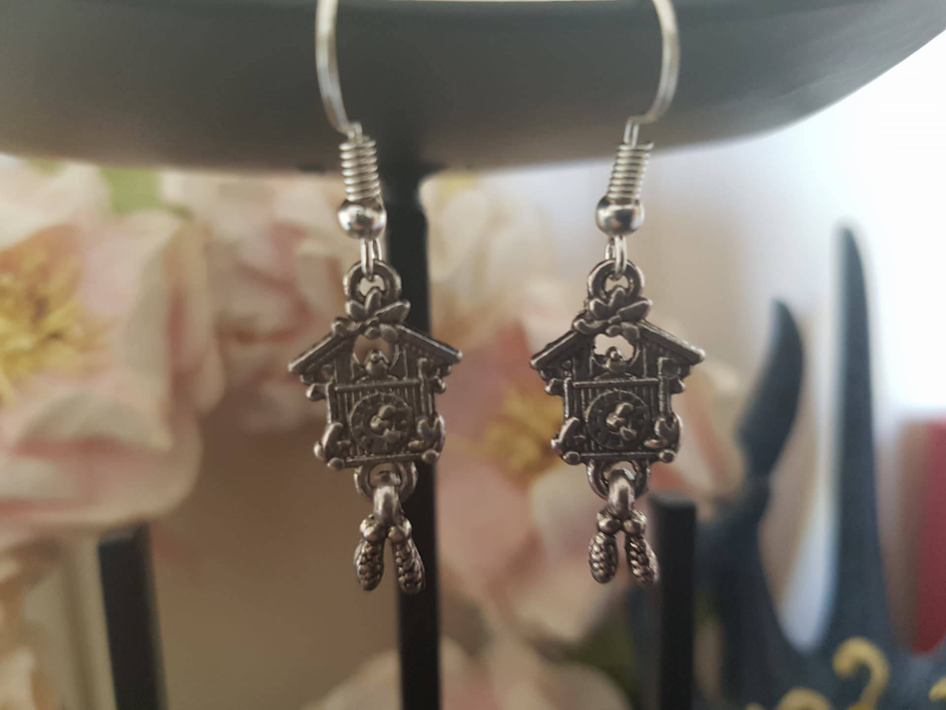Cuckoo Clock Earrings Etsy