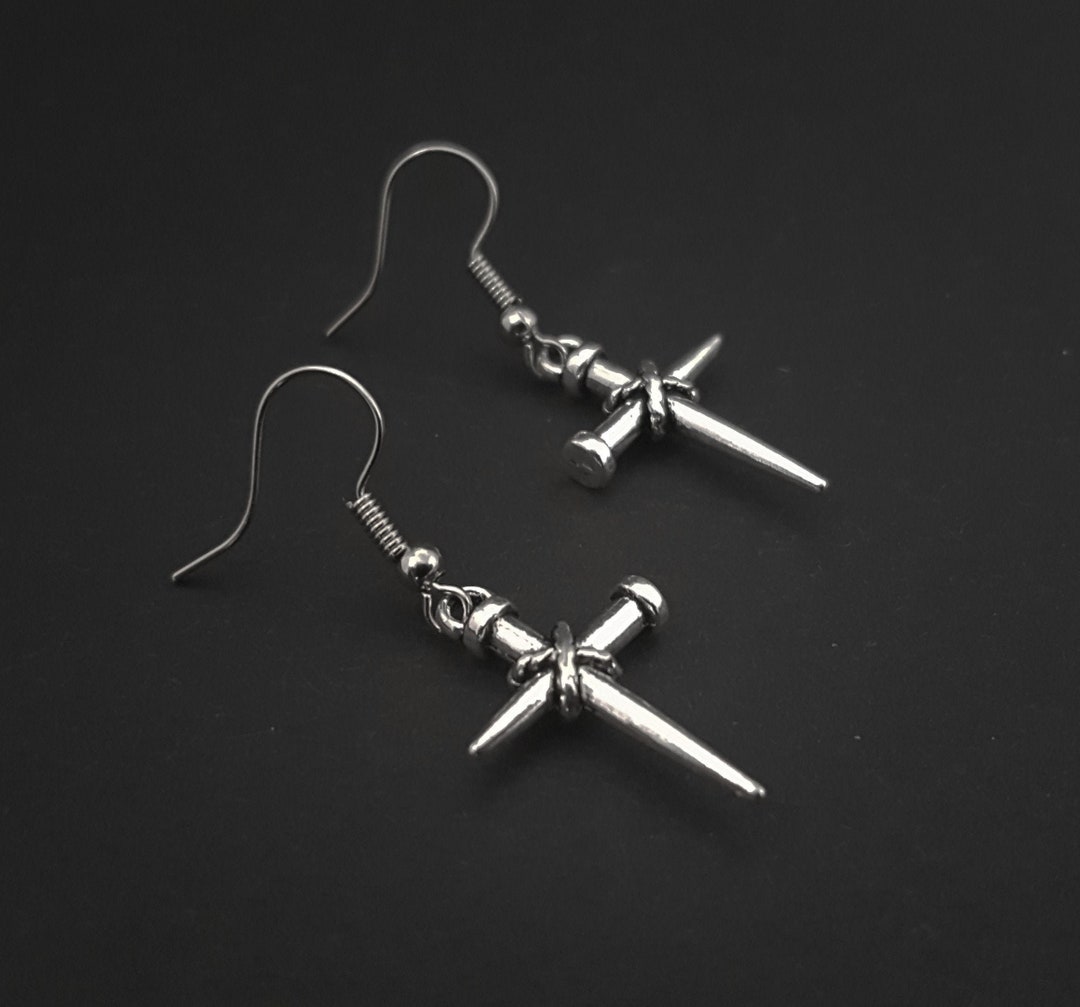 Widmann Ohrringe Bluttropfen – Vampir-Accessoire Für Halloween & Karneval, Rot, Aus Zink/Messing