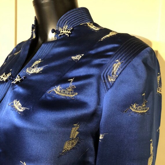 1940s 1950s Chinese Silk Swing Jacket - Novelty Ch