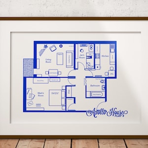 Appartement 5, Apollo House: plattegrond