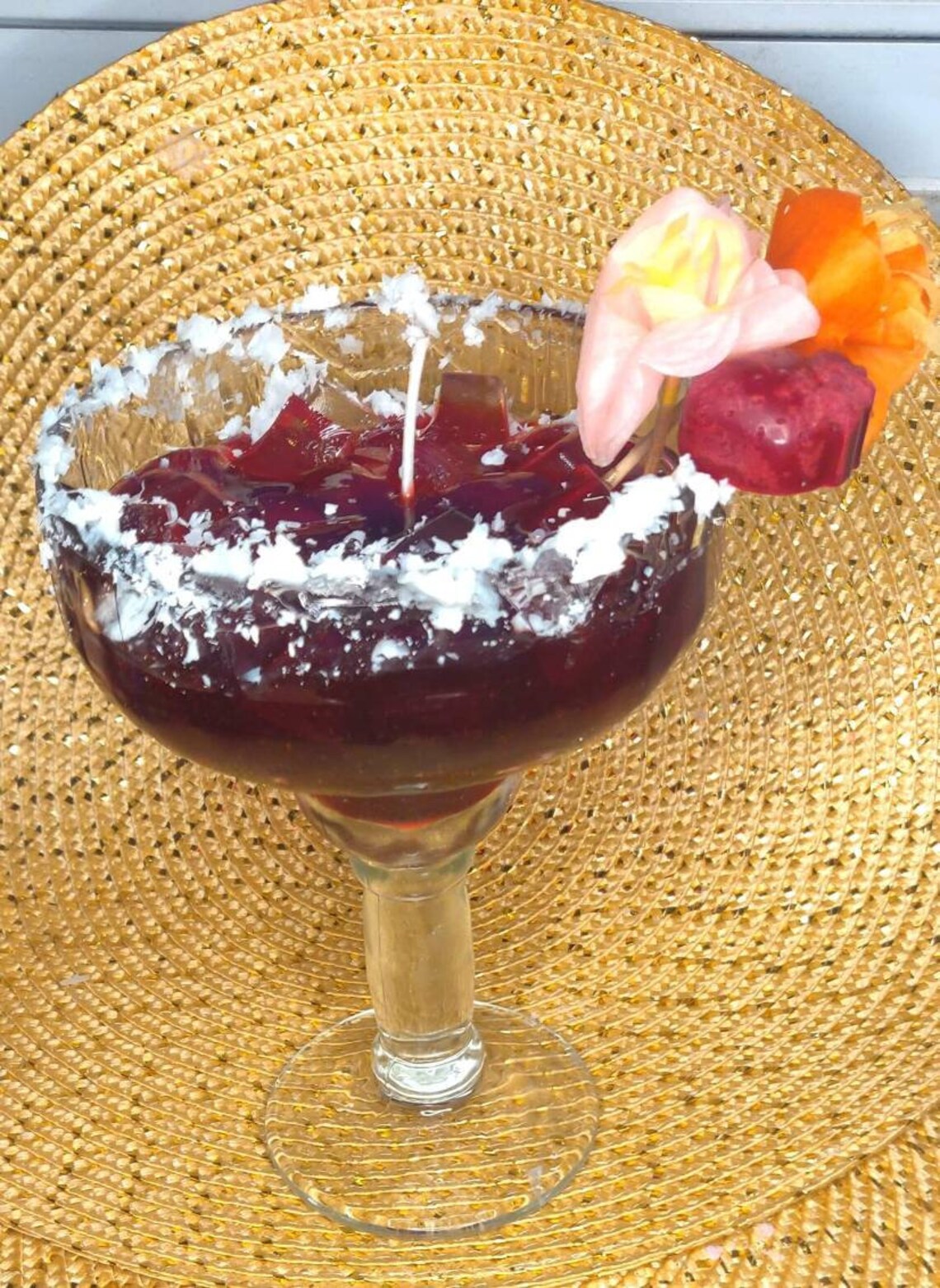 Island Margarita Gel Wax Candle Etsy