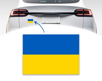 Ukrainian Flag Magnet - 50% of Profits will go to Ukraine Relief Efforts - Made in the USA