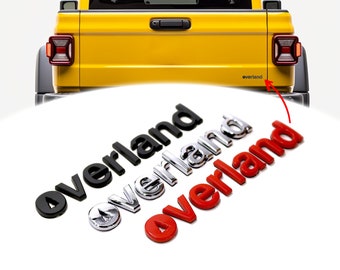 Fits Toyota Tacoma Jeep Wrangler - Accessory - Overlanding Decal for Jeep - 5in x 1in