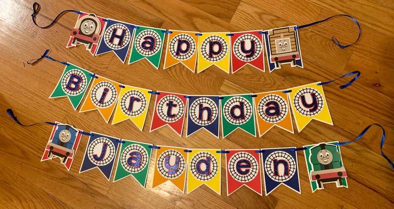 Thomas Train Birthday. Thomas Train Birthday Party Decor Thomas Train Party Thomas Birthday Banner