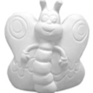 Unpainted bisque  Ceramic  Marty the Butterfly Figurine ceramic for painting