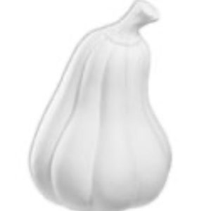 Unpainted bisque ceramic Tall Gourd ceramic for painting