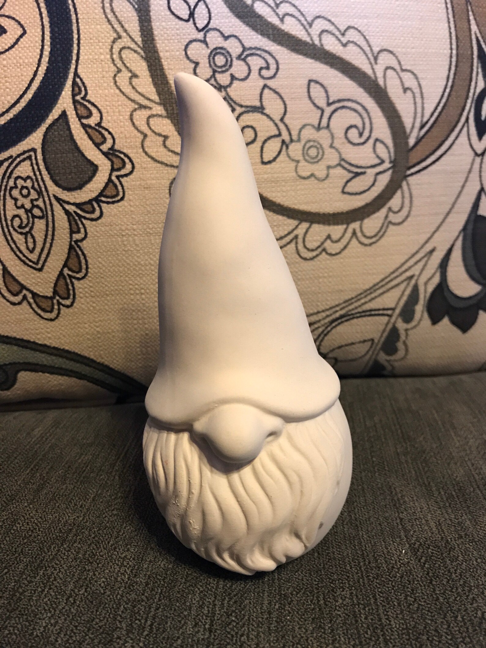 Ceramic Gnome ready for paint no firing required Etsy