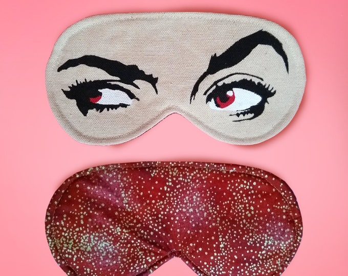 Novelty Sleep Mask Eye Mask Cover Funny White Elephant Gift Eyeballs