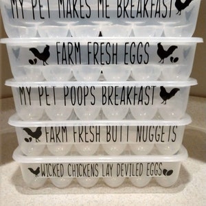 Funny sayings egg holders, egg storage, fridge storage, novelty gift