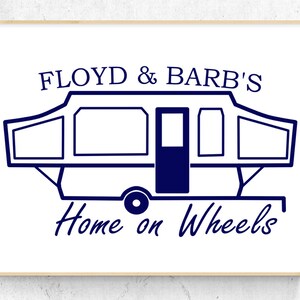 Pop-up Camper decal (6" x 3.5")-  camping decal, camper decal, pop up camping decal, pop up decal, Coleman decal, Trailer decal