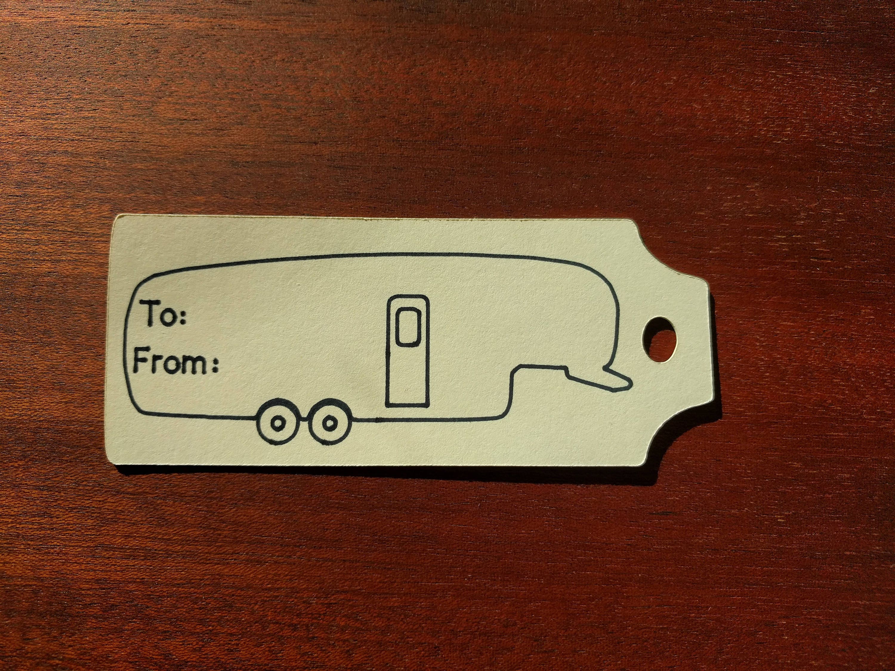 Twenty Camper Gift tags Rounded Camper 5th Wheel Class A Etsy