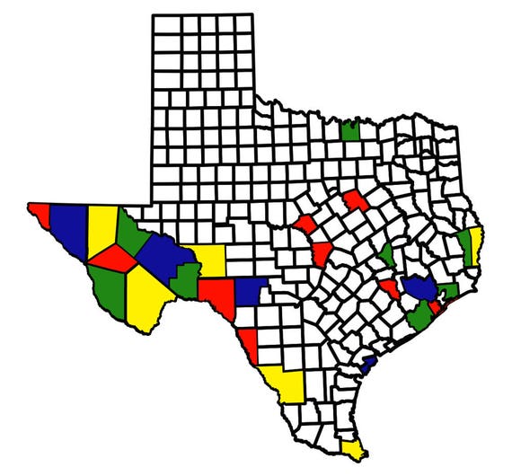 Texas County Map Locator Cottle County, TX | GIS Shapefile & Property