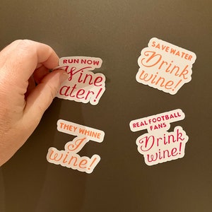 Save water drink wine decal, Save Water, Drink Wine, Wine magnet, glass decal, wine decal, barware decal, Tervis decal image 9