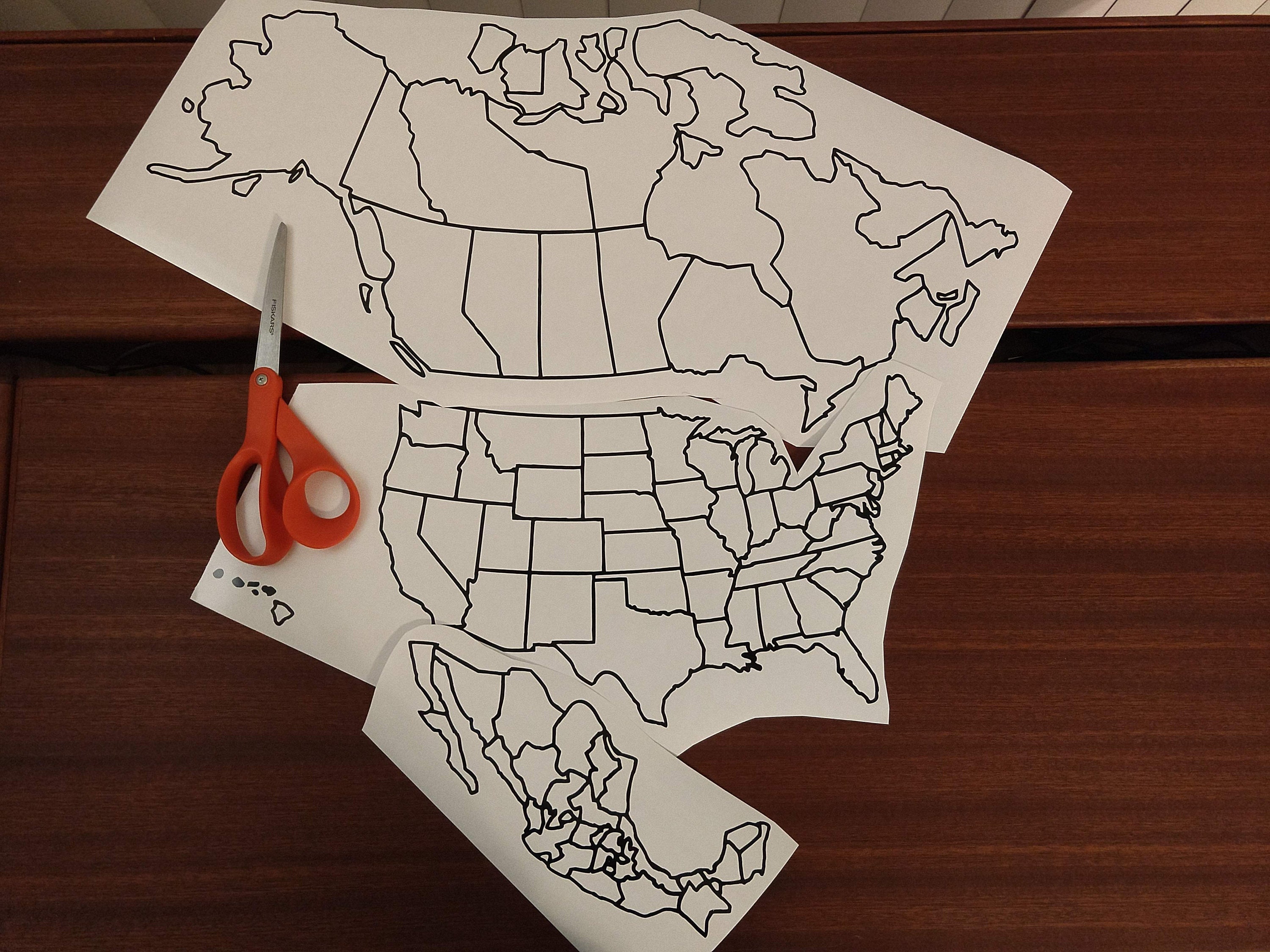 North America Decal Adventure Tracker - US Decal, Canada Decal, Mexico Decal, Camper Decal, Adventure Tracker, North America Map, Camping