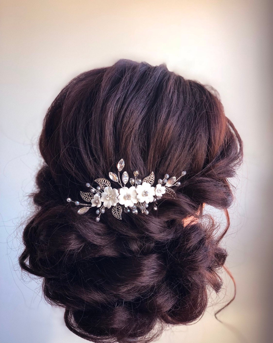 bridal wedding hair piece