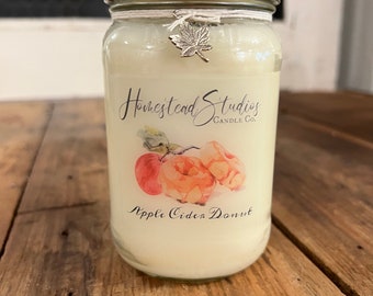 Apple Cider Donut soy candle - 16 oz