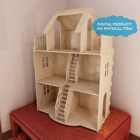 plywood dollhouse