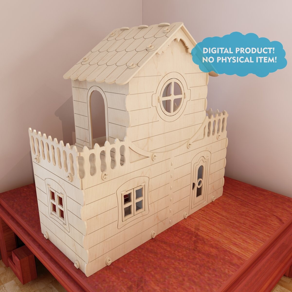 barbie log cabin