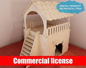 Vector projects for CNC router and laser cutting. Huge Cat house plans for CNC router and laser cutting. CNC patterns.