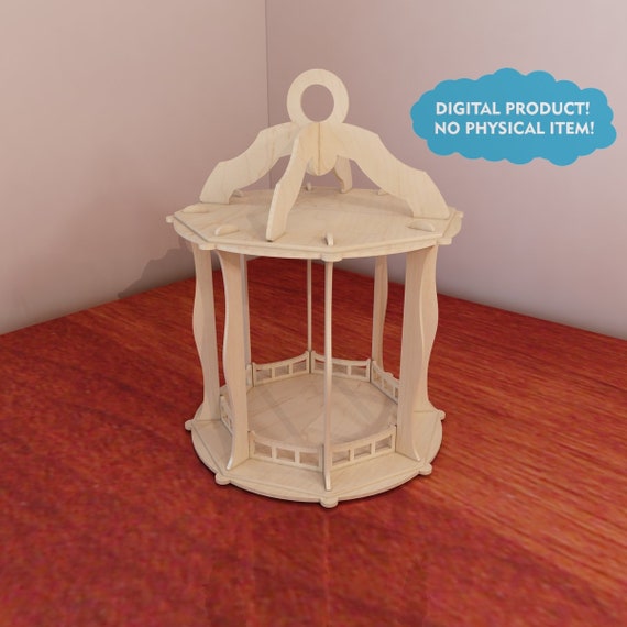 Huge Bird Feeder Plans Pattern Vector Model For Cnc Router Etsy
