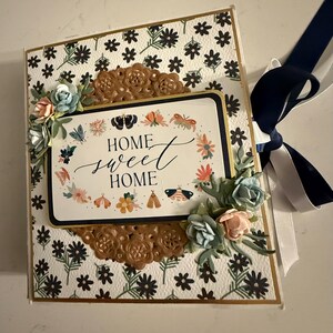 Home Sweet Home Photo Journal/Folio/Scrapbook/Memory Keeper