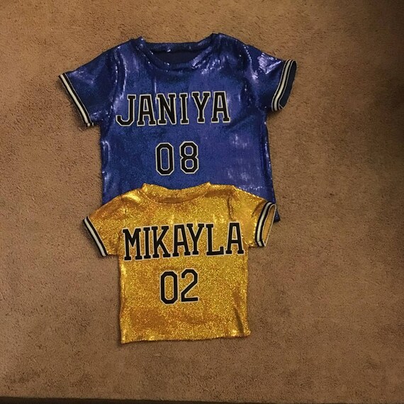 custom sequin jersey