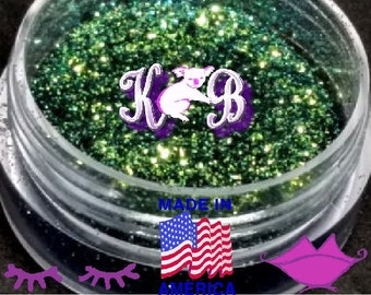 Cosmetic Glitter, Dragon Scale Green glitter for Soaps,  body products, nails.