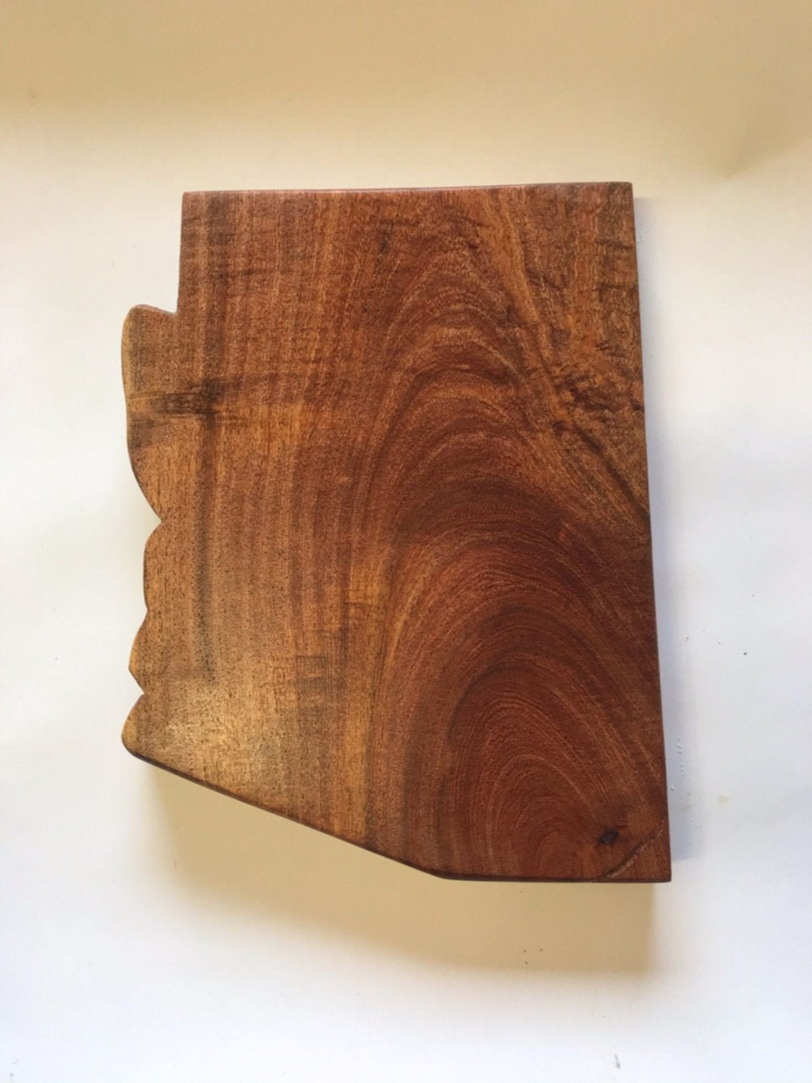 Handmade Arizona Plaque, Wood Art, Arizona Decor, Mesquite Wood