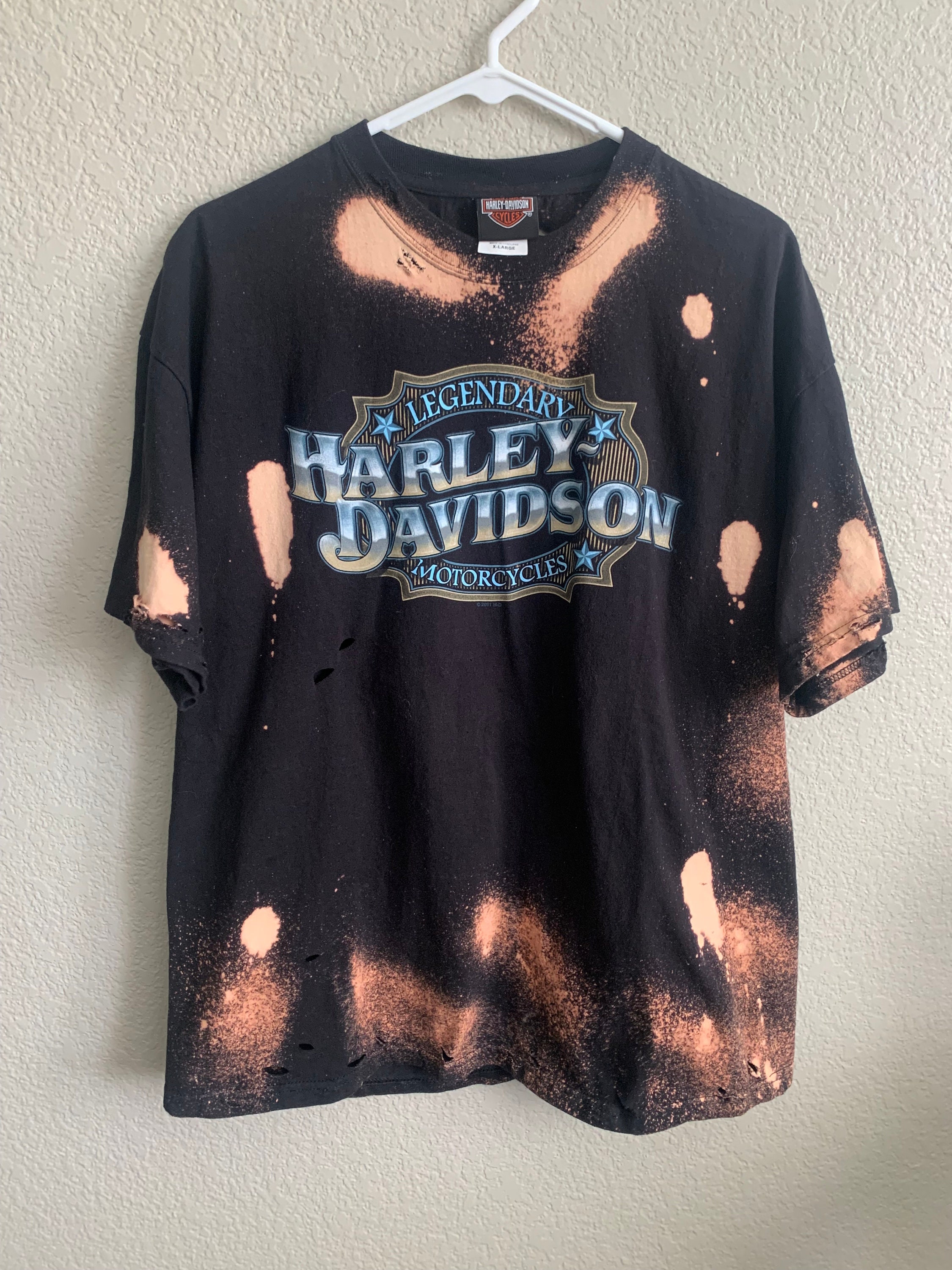 Harley Davidson Bleached Distressed T 