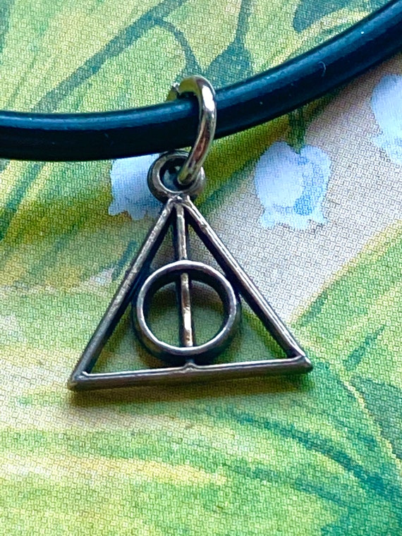 Fashion Jewelry Vintage Charm Potter Deathly Hallows Leather Cord Bracelet  For Men And Women - AliExpress
