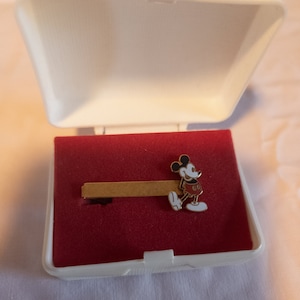 Mickey Mouse Tie Clasp - Vintage 1970's, Never Used!