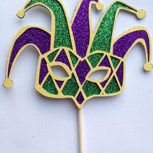 Mardi Gras Centerpiece sticks image 2