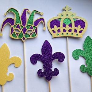 Mardi Gras Centerpiece sticks