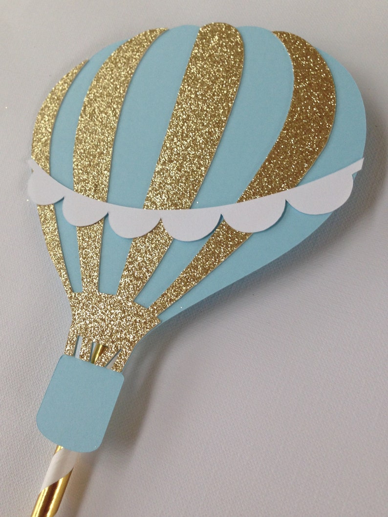 Hot Air Balloon Centerpiece Sticks Etsy