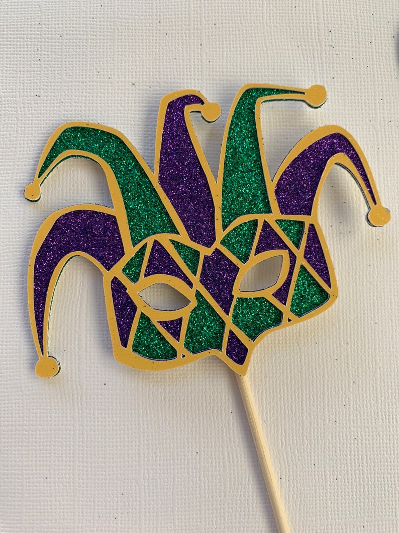 Mardi Gras Centerpiece sticks image 9